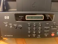 HP 1040 Fax Machine with Landline Phone, $25