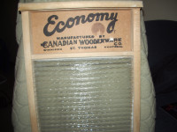 Economy Washboard - Glass and Wood - Reduced