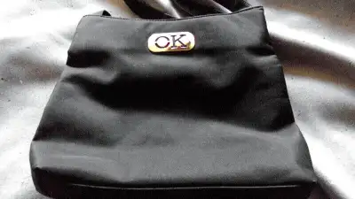 CALVIN KLEIN BLACK NYLON PURSE, View more