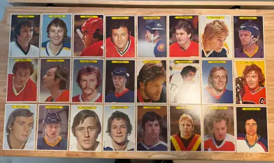1981 O-Pee-Chee Super 5x7 24 card set, View more