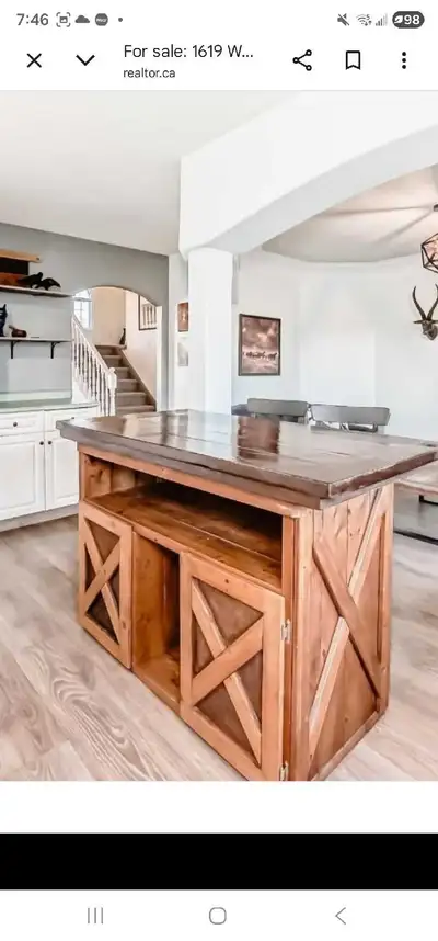 Rustic Kitchen Island, View more
