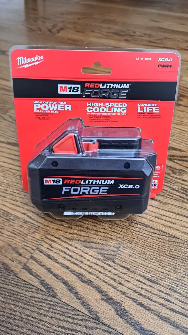 Milwaukee M18 FORGE 8.0 Battery in Power Tools in Ottawa - Image 2
