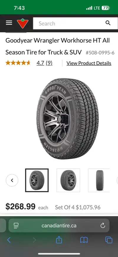 Brand new - unused. Picking up a new truck with a brand new set of these on it. I’m looking to sell...
