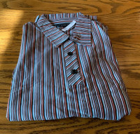 Men's Kitaro  100% Cotton short sleeve shirt.