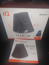 Iq Wave home speaker and wireless charger bn openbox giftable