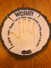 Fairy door - the worry plaque. Great for anxiety