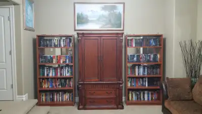Armoire and Bookshelves, View more