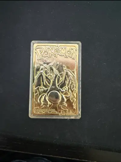 charzard burger king 24k gold plated, View more
