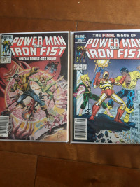 Comic Book Lot (2) Power Man & Iron Fist #100 & #125.