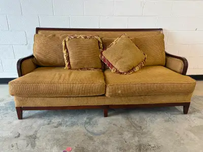 Ethan Allen Quality Sofa – Solid Wood Frame, View more
