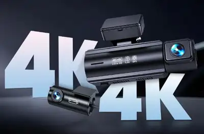 2CH (4K + 4K) Dashcam with Professional Installation, View more