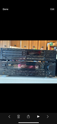 PIONEER AMPLIFIER CD PLAYER AND 2 SPEAKERS FOR SALE