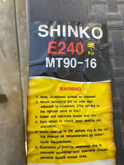 new tire, never installed, new one is 269