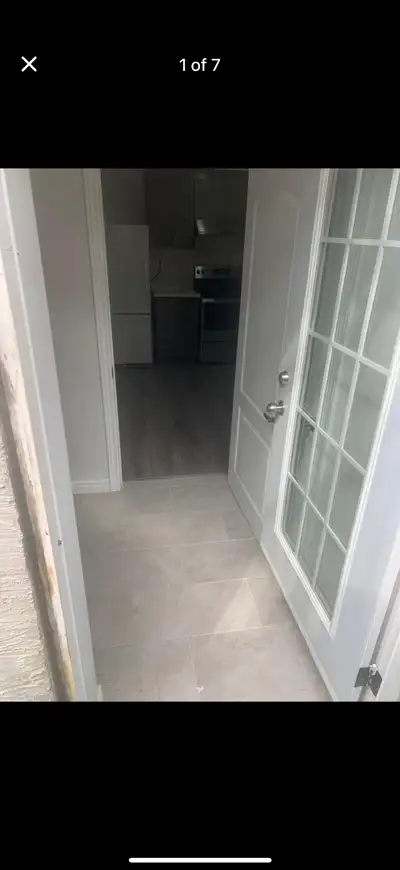 One bedroom Basement for rent