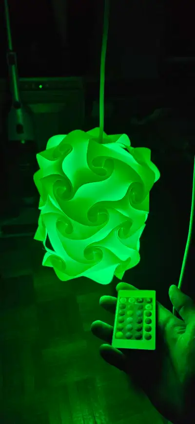 Outdoor RGB Color-Changing Puzzle Light w/ Remote, View more
