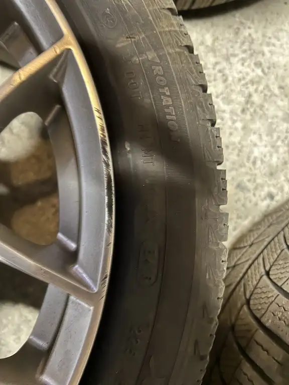 BMW RIMS 5*120MM WITH 225/45/18 MICHELIN WINTER TIRE in Tires & Rims in City of Toronto - Image 7