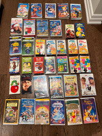 VHS Tapes -Disney and Others