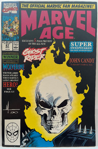 Marvel Age # 87, Preview of New Ghost Rider, Direct Edition