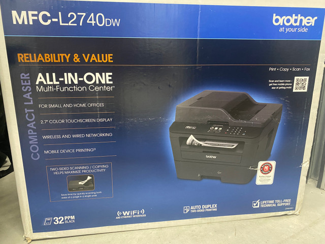 Brother MFC-2740DW All-in-One Laser Printer Scanner Copier | Printers,  Scanners & Fax | City of Toronto | Kijiji