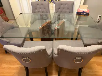 Dinning table with chairs 6, View more