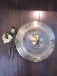 Bronze Nickel plated hanging lamp light chandelier 