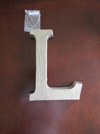 Brand new textured metal letter L