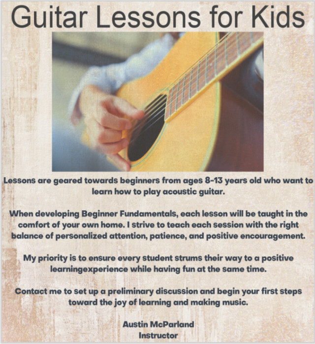 GUITAR LESSONS FOR KIDS in Music Lessons in Thunder Bay - Image 3