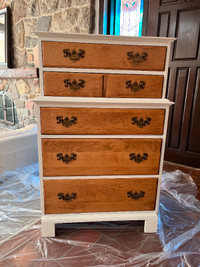 Hardwood maple dresser