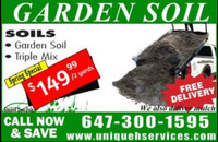 Garden Soil/ Triple Mix/Topsoil/ Manure - FREE DELIVERY