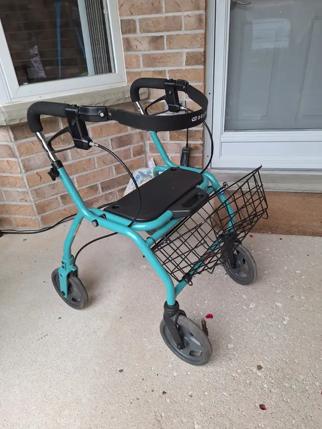 WALKER WITH SEAT & BASKET $65.00