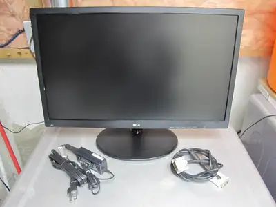 Exc cond. LG "24 LED LCD, FHD, DVI+VGA, Warranty!, View more