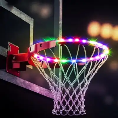 LightHoop LED light basketball net with sensor brand new / bande de lumières pour filet avec détecte...