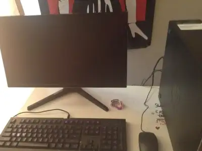 Gaming PC and monitor, View more