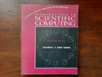 Introduction to Scientific Computing. Van Loan