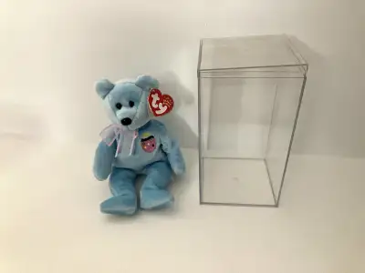 Eggs II the Bear - TBeanie Baby - 2001  w/ Tag Protector, View more