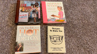 Like New cooking and detoxing books-All for $10