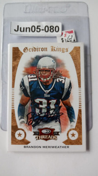 2009 Donruss  Gridiron Kings Signatures 400 Brandon Merriweather