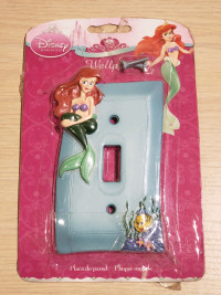 Disney Princess electrical switch  Wallplate Ariel 