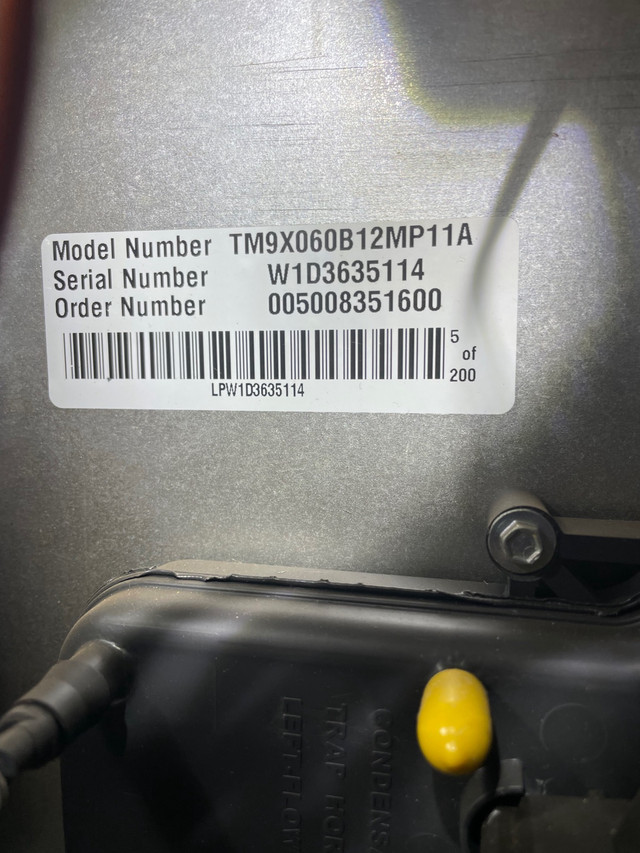 York LX Series Furnace. Less then 2 years old!  in Heating, Cooling & Air in Oshawa / Durham Region - Image 2