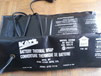 Automotive or RV Battery blankets (thermal wraps)