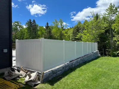 pvc fence white and grey, View more