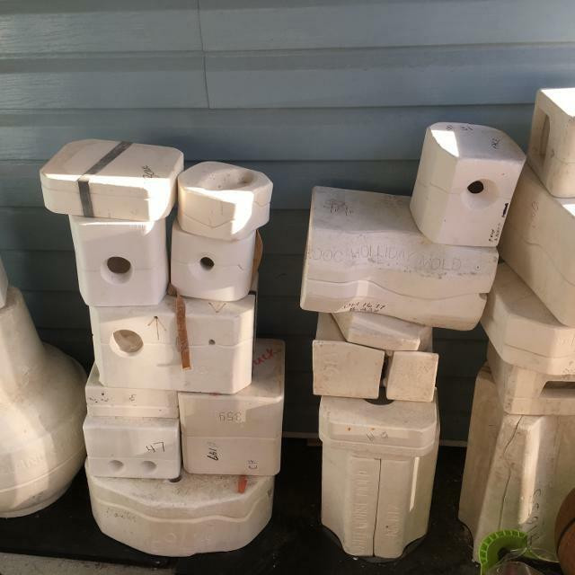 Ceramic molds pottery for sale  