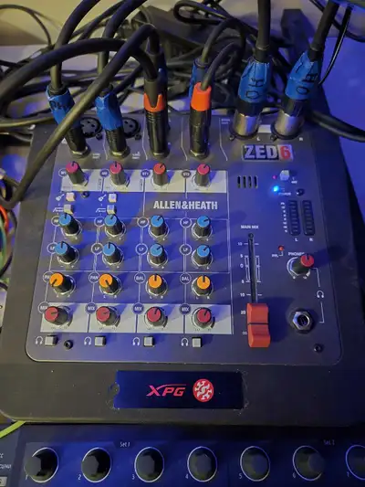 Allen & Heath ZED-6 Audio Mixer, View more