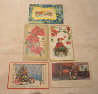 5 Antique Canadian Post Cards. 1910's