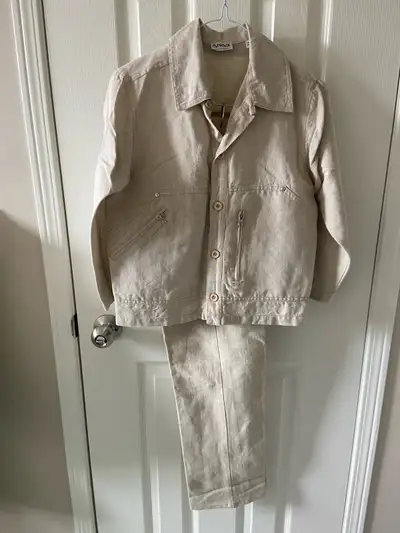 Vicvi Boy-Team Linen Blend Suit for 8 years , View more