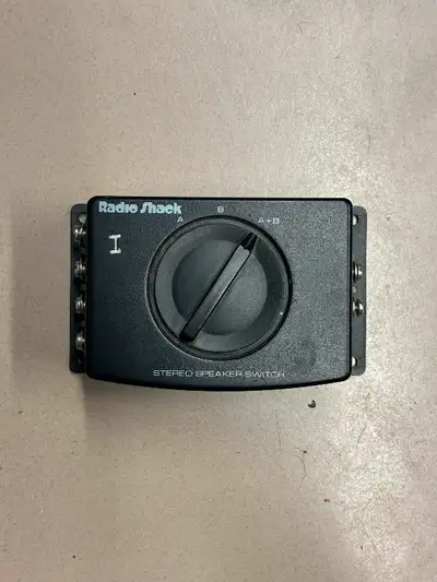 Speaker Switch - Radio Shack Stereo Speaker Switch - allows you to select speakers A, B or A+B We ca...