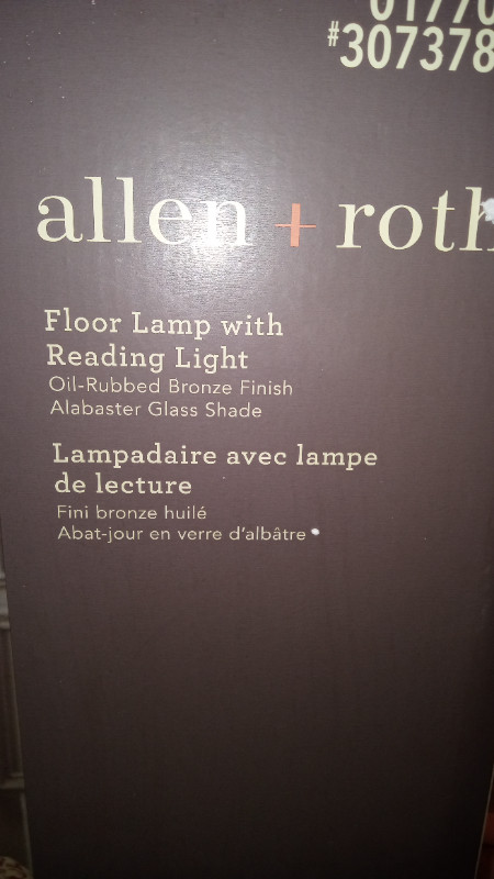 "BRAND NEW FLOOR LAMP WITH READING LIGHT" in Indoor Lighting & Fans in Hamilton - Image 2