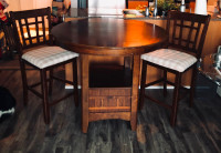 Round Table with 4 Chairs set