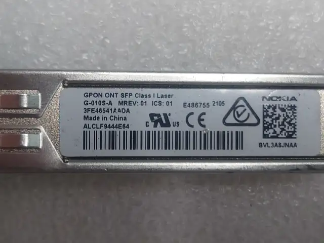 Nokia G-010S-A 3FE46541AADA SFP Fiber Network Module Transceiver in Networking in City of Toronto - Image 3