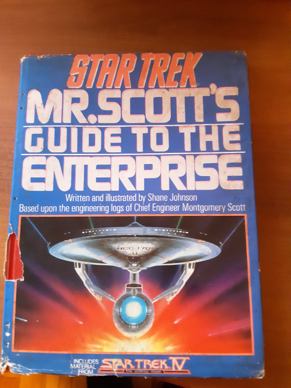 1987 Vintage - Star Trek Mr. Scott's Guide To The Enterprise in Arts & Collectibles in Moncton